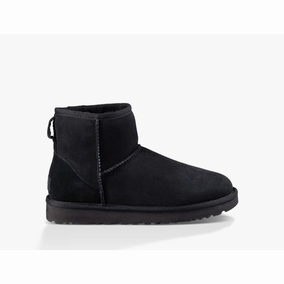 Botas UGG Classic Mini II Mulher Pretas | PT-ANROL